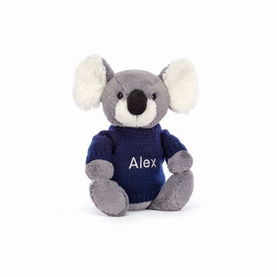 Jellycat Bashful Koala with Navy Jumper | JD5318672